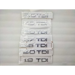 Emblema trasero audi 1.9 tdi cromado