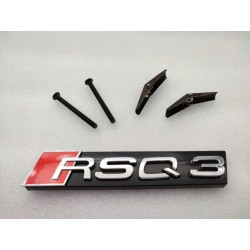 EMBLEMA PARRILLA AUDI RSQ3 PLATA
