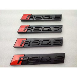 EMBLEMA PARRILLA AUDI RSQ3 NEGRO