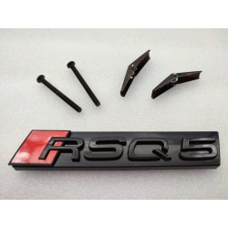 Emblema parrilla Audi RSQ5 negro
