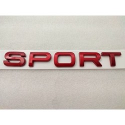 EMBLEMA LATERAL O TRASERO LETRAS SPORT LAND ROVER ROJAS