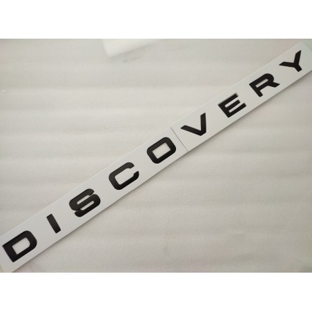 Emblema Delantero o trasero Letras DISCOVERY Negras