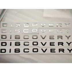 Emblema Delantero o trasero Letras DISCOVERY Negras