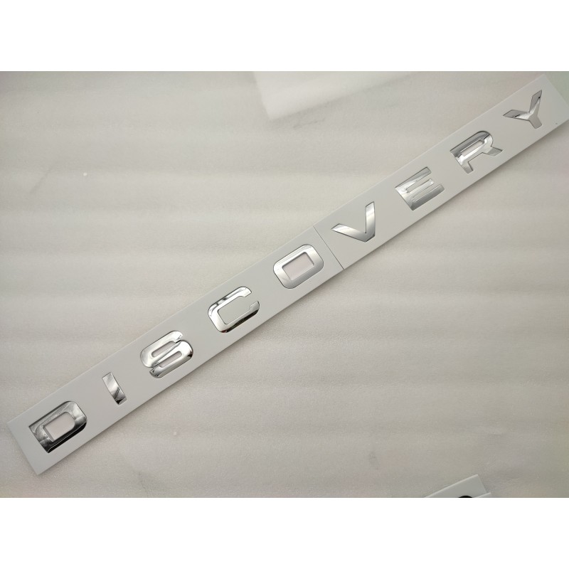 Emblema Delantero o Trasero Letras DISCOVERY Cromado