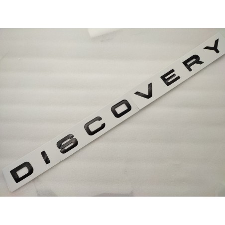 Emblema Delantero o Trasero Letras DISCOVERY Negras