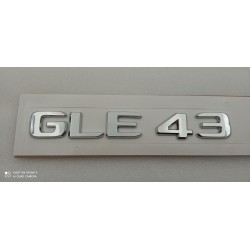 NEW EMBLEMA LETRAS MERCEDES BENZ GLE43 PLATA