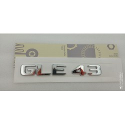 NEW EMBLEMA LETRAS MERCEDES BENZ GLE43 PLATA