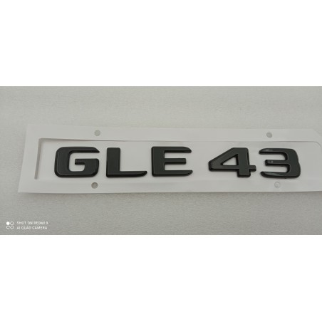 NEW EMBLEMA LETRAS MERCEDES BENZ GLE43 NEGRO