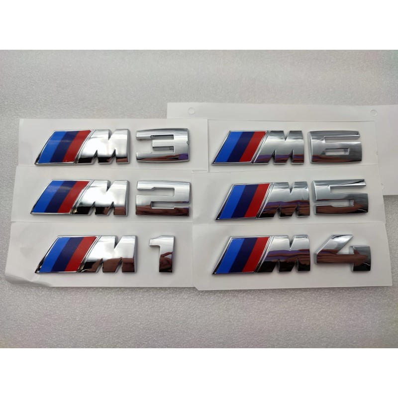 EMBLEMA PARRILLA BMW M3 COLOR PLATA