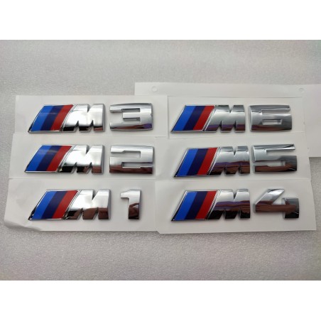 EMBLEMA PARRILLA BMW M3 COLOR PLATA