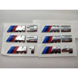 EMBLEMA PARRILLA BMW M5 COLOR PLATA