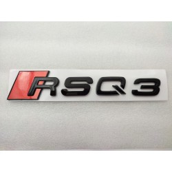 Emblema trasero audi rsq3 negro