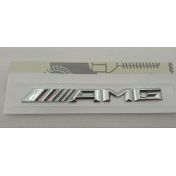 Emblema logo trasero Mercedes AMG cromado