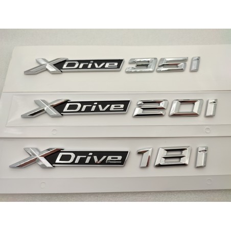 Emblema letras bmw xdrive 18i