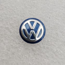 Emblema logo llave Volkswagen azul 10mm