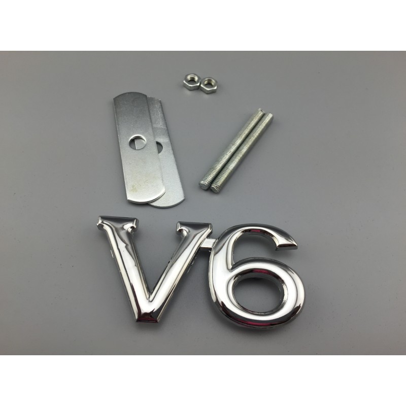 EMBLEMA PARRILLA V6