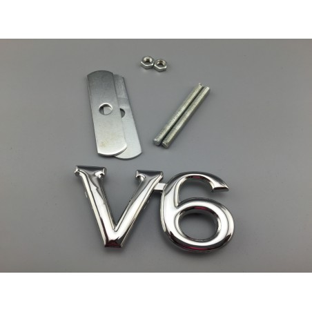 EMBLEMA PARRILLA V6 EMBLEMA PARRILLA V6