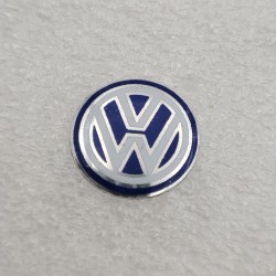 Emblema logo de llave Volkswagen 13mm azul y blanco