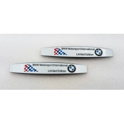 2 EMBLEMAS LATERALES BMW LIMITED EDITION MATE