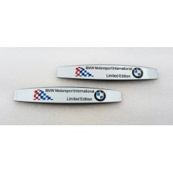 2 emblemas laterales BMW LIMITED edition mate