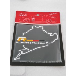 VINILO NURBURING MOTORSPORTS RLine BLANCO