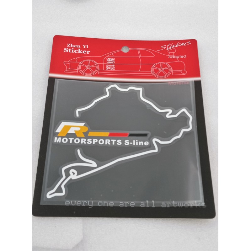 VINILO NURBURING MOTORSPORTS RLine BLANCO