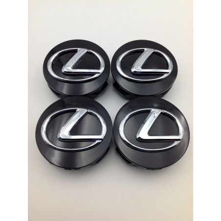 CENTRO DE RUEDA LEXUS NEGRAS 62 mm