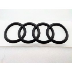 AROS AUDI A4 A5 TRASEROS CURVADOS 192*68mm NEGRO MATE