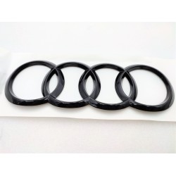 AROS AUDI A4 A5 TRASEROS CURVADOS 192*68mm NEGRO BRILLO