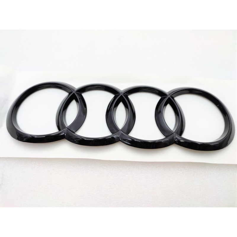 AROS AUDI A4 A5 TRASEROS CURVADOS 192*68mm NEGRO BRILLO