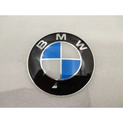 CHAPA ADHESIVA BMW AZUL Y BLANCO ORIGINAL 78MM