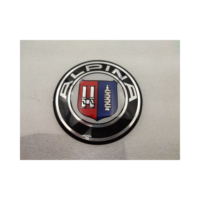 CHAPA ADHESIVA EMBLEMA CAPOT BMW ALPINA 78MM