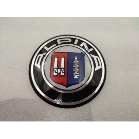 CHAPA ADHESIVA EMBLEMA CAPOT BMW ALPINA 78MM