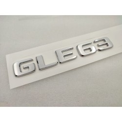 NEW EMBLEMA LETRAS MERCEDES BENZ GLE63 PLATA