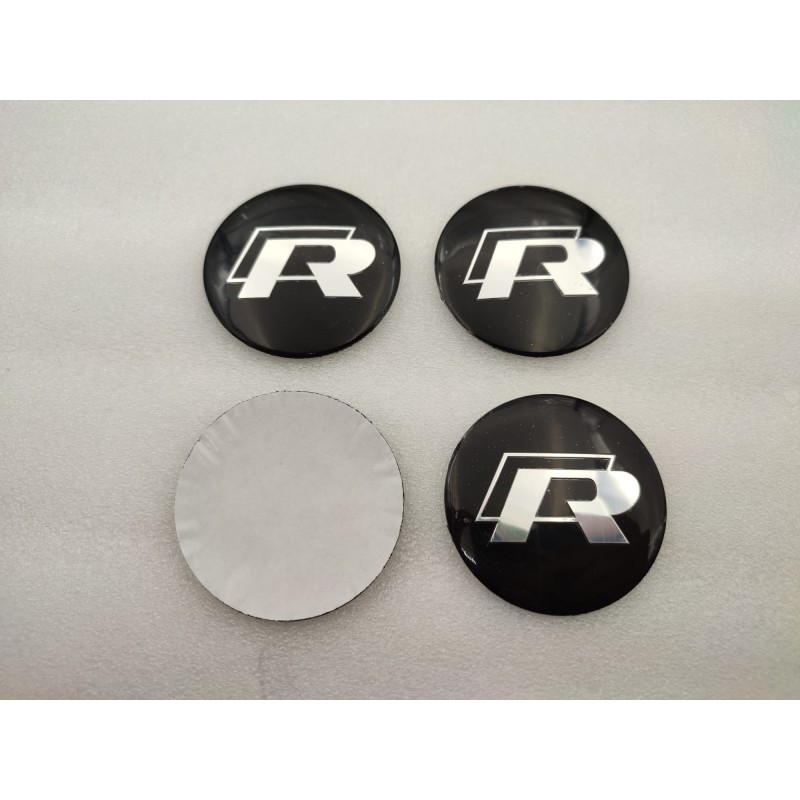 Chapas de centro de rueda Volkswagen R rline 56mm