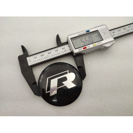 Chapas de centro de rueda Volkswagen R rline 56mm