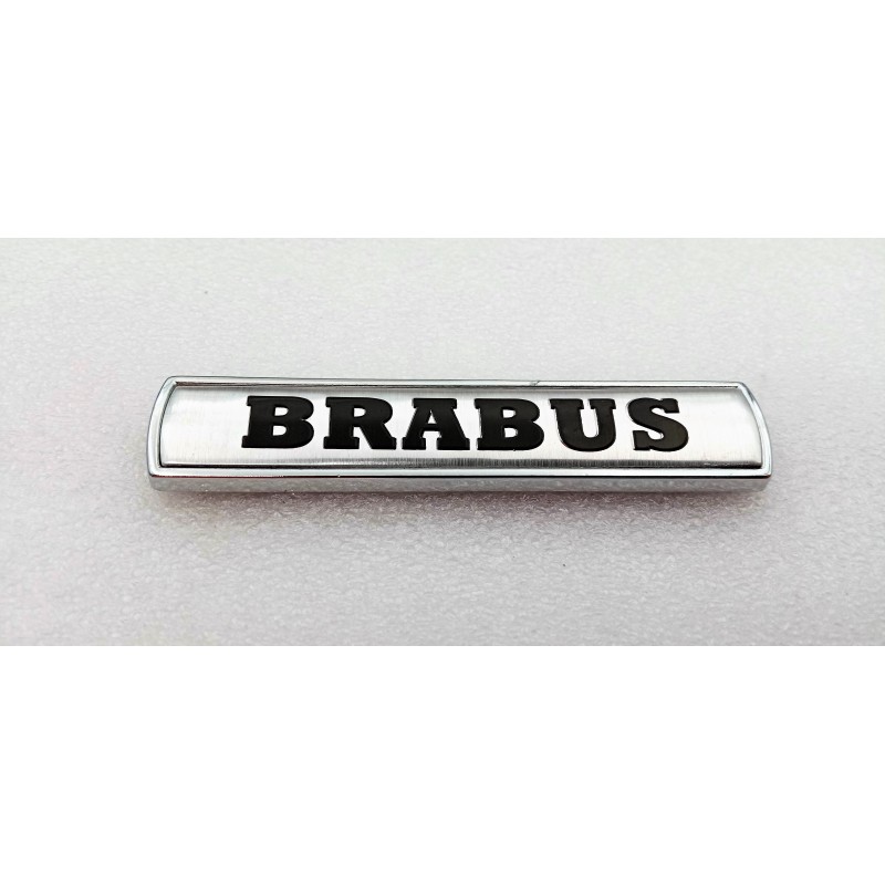 EMBLEMA TRASERO o LATERAL BRABUS PLATA