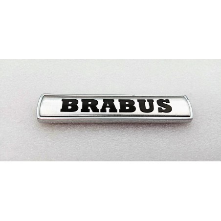 EMBLEMA TRASERO o LATERAL BRABUS PLATA
