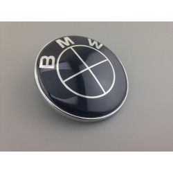 Emblema trasero bmw  negro 74mm