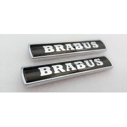 2 emblemas laterales Brabus negro