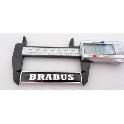 2 EMBLEMAS LATERALES BRABUS NEGRO