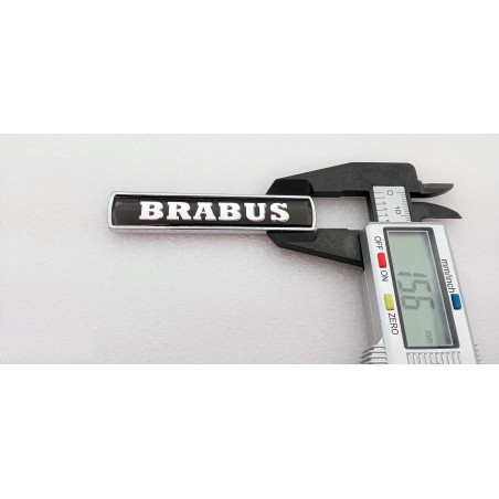 2 EMBLEMAS LATERALES BRABUS NEGRO