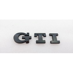 Emblema trasero volkswagen letras gti negro
