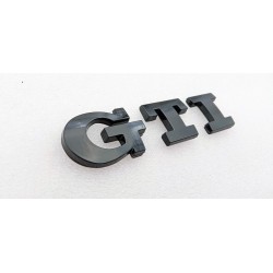 Emblema trasero volkswagen letras gti negro