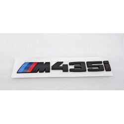 Emblema Trasero BMW M435i negro