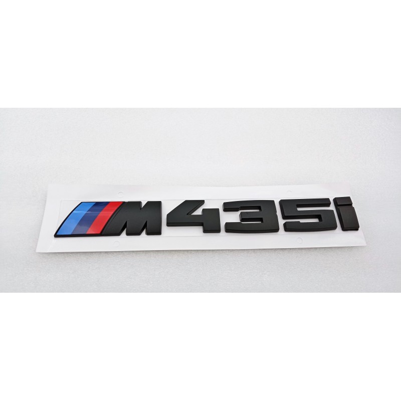 Emblema Trasero BMW M435i negro
