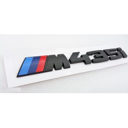 Emblema Trasero BMW M435i negro