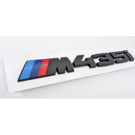 Emblema Trasero BMW M435i negro