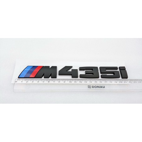 Emblema Trasero BMW M435i negro