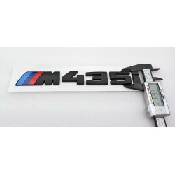 Emblema Trasero BMW M435i negro